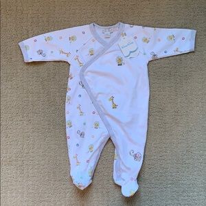 Kissy Kissy NWT Jungle Animals footie. 3-6 months.